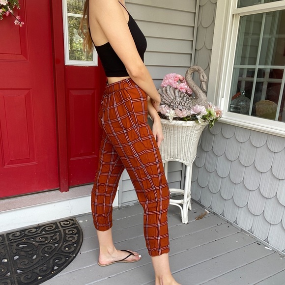 American Eagle Plaid Pants - Picture 2 of 3